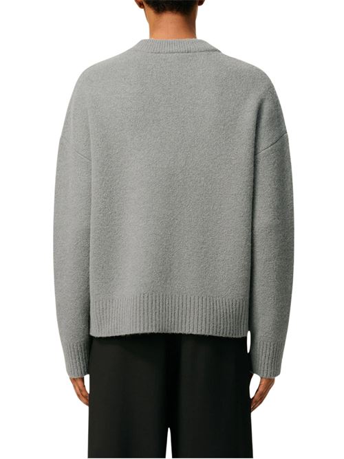 Cardigan Ami de Coeur con logo AMI PARIS | UKC365UKN0135058